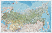 Фреска Ortograf Карты мира 33839 Фактура флок FLK Флизелин (4,3*2,7) Голубой/Зеленый, Карты-1
