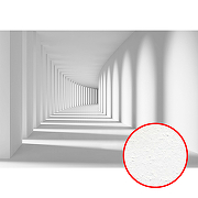 Фреска Ortograf 3D 3256 Фактура бархат FX Флизелин (3,6*2,5) Белый, Архитектура