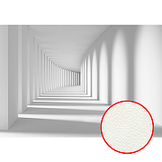 Фреска Ortograf 3D 3256 Фактура флок FLK Флизелин (3,6*2,5) Белый, Архитектура
