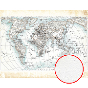 Фреска Ortograf Карты мира 33317 Фактура бархат FX Флизелин (3,5*2,7) Голубой/Бежевый, Карты