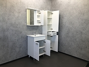 Зеркало со шкафом Comforty Модена М-60 00-00001639 Белое матовое-9