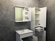 Зеркало со шкафом Comforty Модена М-60 00-00001639 Белое матовое-3
