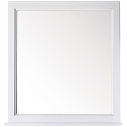 Зеркало ASB-Woodline Гранда 80 11481 Белое с патиной Серебро-1