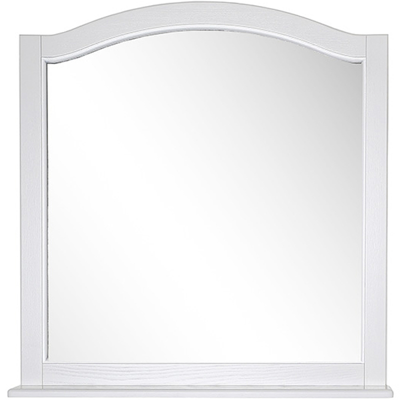Зеркало ASB-Woodline Модерн 105 11231 Белое с патиной Серебро зеркало круглое asb woodline марика 85 круглое