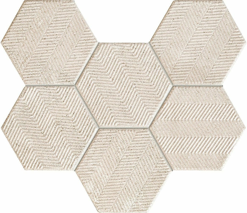 Керамическая мозаика Tubadzin Sfumato Hex 22,1х28,9 см керамическая плитка tubadzin sfumato grey mat напольная 59 8х59 8 см