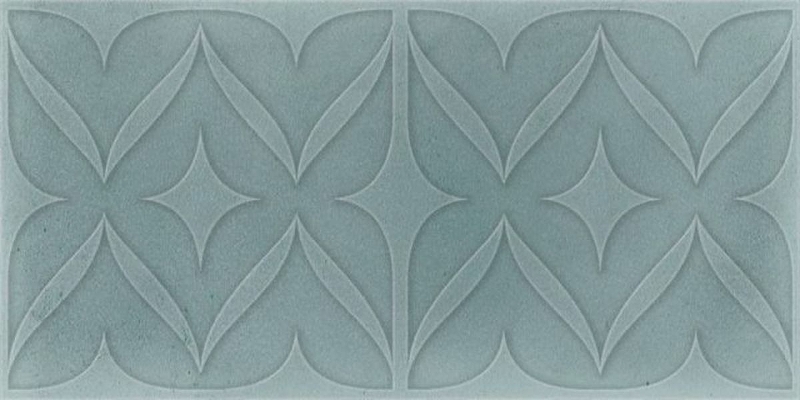 Керамическая плитка Cifre Sonora Decor Turquoise Brillo настенная 7,5х15 см настенная плитка cifre ceramica sonora decor sky brillo 7 5x15 см 0 5 м2