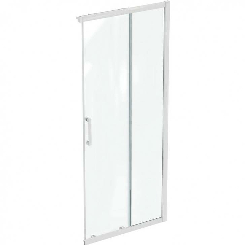 цена Душевая дверь Ideal Standard Connect 2 90 K966801 профиль Euro White стекло прозрачное