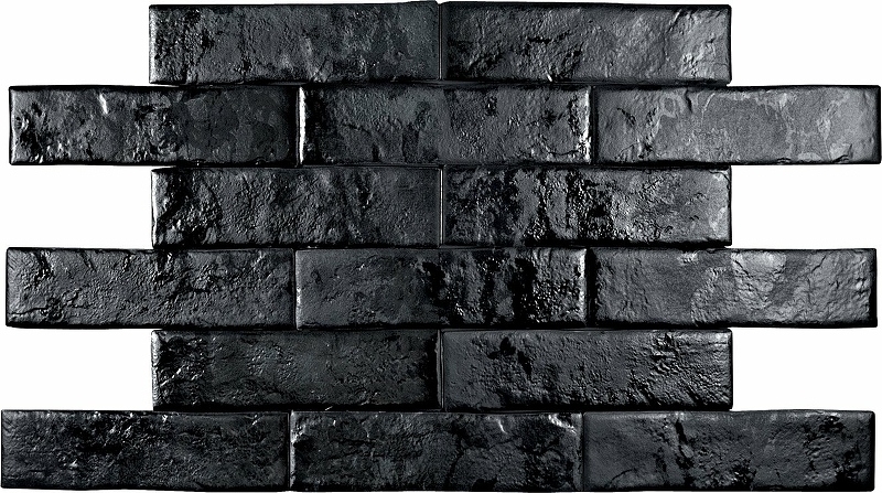 Керамогранит Pamesa Ceramica Brickwall Negro 15-889-003-2961 7x28 см цена и фото