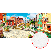 Фреска Ortograf Венеция 6531 Фактура бархат FX Флизелин (5,4*2,7) Разноцветный, Город
