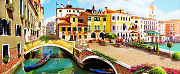 Фреска Ortograf Венеция 6552 Фактура бархат FX Флизелин (6,5*2,7) Разноцветный, Город-1