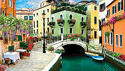 Фреска Ortograf Венеция 6522 Фактура бархат FX Флизелин (4,7*2,7) Разноцветный, Город-1