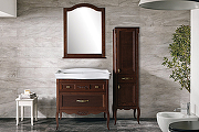 Комплект мебели для ванной ASB-Woodline Модерн 85 Антикварный орех-9
