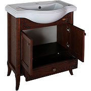 Комплект мебели для ванной ASB-Woodline Салерно 65 Антикварный орех-2