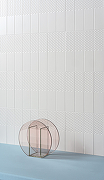 Керамическая плитка 41Zero42 Biscuit Waves Bianco 4100604 настенная 5х20 см-1