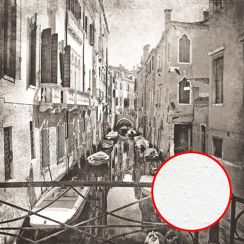 Фреска Ortograf Венеция 3344 Фактура бархат FX Флизелин (2,7*2,7) Серый, Город