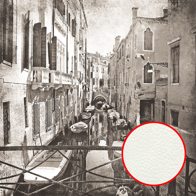 Фреска Ortograf Венеция 3344 Фактура флок FLK Флизелин (2,7*2,7) Серый, Город