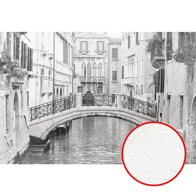 Фреска Ortograf Венеция 3501 Фактура бархат FX Флизелин (4*2,7) Серый, Город