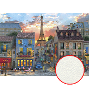 Фреска Ortograf Париж 7739 Фактура флок FLK Флизелин (3,8*2,7) Разноцветный, Город