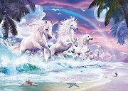 Фреска Ortograf Животные 7143 Фактура флок FLK Флизелин (3,8*2,7) Белый/Голубой/Розовый, Животные/Море-1