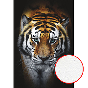 Фреска Ortograf Животные 4184 Фактура бархат FX Флизелин (1,5*2,2) Оранжевый/Белый/Черный, Животные