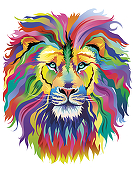 Фреска Ortograf Животные 17014 Фактура флок FLK Флизелин (2*2,7) Разноцветный, Животные/Абстракция-1