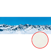 Фреска Ortograf Горы 33497 Фактура флок FLK Флизелин (7,4*2,5) Белый/Голубой, Горы