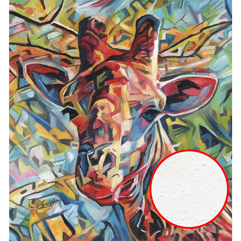 Фреска Ortograf Животные 17600 Фактура бархат FX Флизелин (2,5*2,7) Разноцветный, Животные/Абстракция