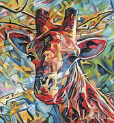 Фреска Ortograf Животные 17600 Фактура бархат FX Флизелин (2,5*2,7) Разноцветный, Животные/Абстракция-1