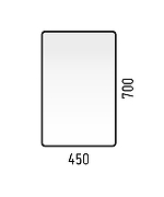 Зеркальный шкаф Corozo Монро 45 SD-00000534 Белый-4