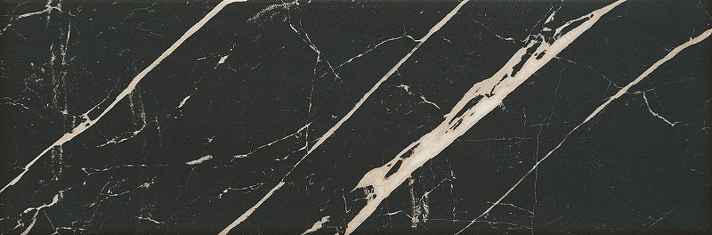 Керамическая плитка Tubadzin Carilla Black настенная 14,8х44,8 см