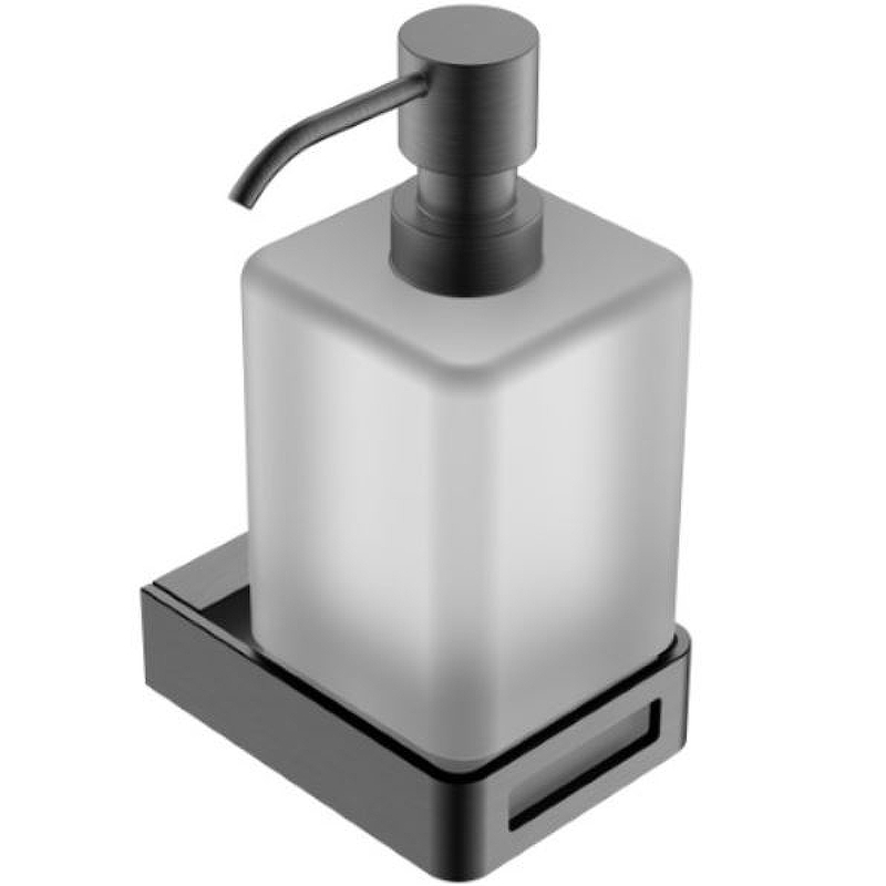 Дозатор для жидкого мыла Boheme Q 10957-GM Сталь дозатор для жидкого мыла boheme uno 10980 gm оружейная сталь