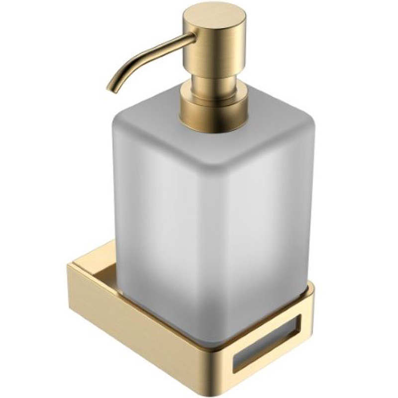 дозатор для жидкого мыла boheme q 10957 b черный матовый Дозатор для жидкого мыла Boheme Q 10957-MG Золото матовое