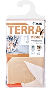Шторка для ванны Fixsen Terra FX-2520 200х180 Бежевая-3