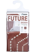 Шторка для ванны Fixsen Future FX-1511 200х180 Коричневая-3