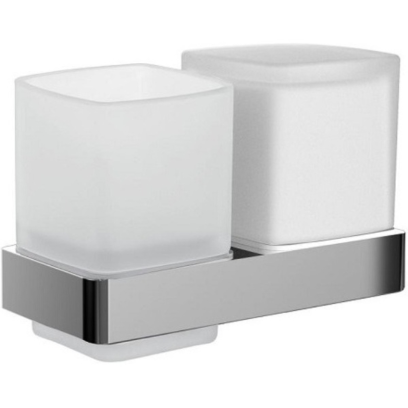 Дозатор для жидкого мыла Emco Loft 0531 001 01 со стаканом для зубных щеток Хром дозатор для бумажных полотенец emco system2 3557 001 00