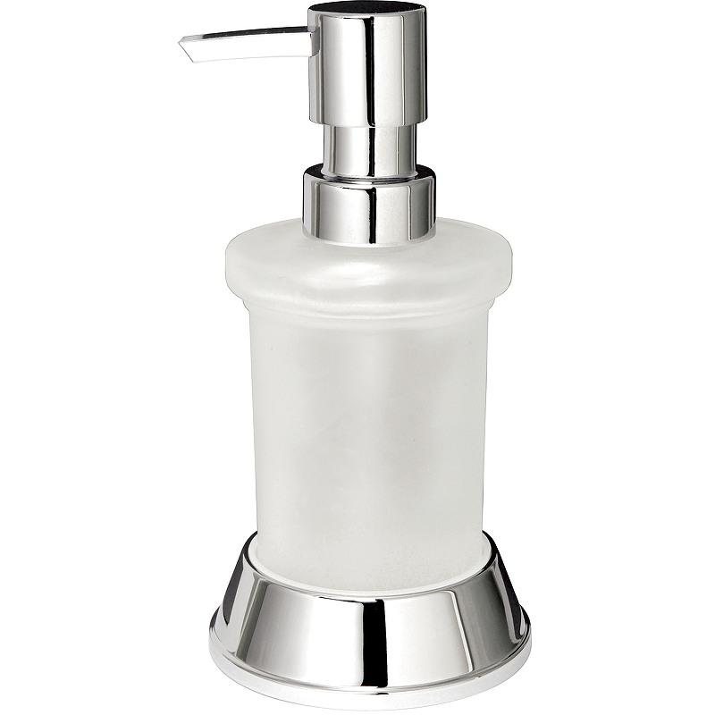 Дозатор для жидкого мыла WasserKRAFT Donau K-2499 Хром стакан для ванной wasserkraft donau настольный стекло матовый металл хром k 2428