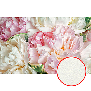 Фреска Ortograf Цветы 5403 Фактура флок FLK Флизелин (1,6*1) Белый/Розовый, Цветы