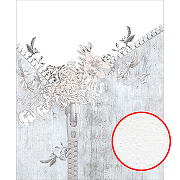 Фреска Ortograf Цветы 33894 Фактура бархат FX Флизелин (3,3*2,7) Серый, Цветы/Абстракция
