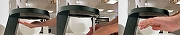 Сушилка для рук со смесителем и дозатором для жидкого мыла Nofer  Concept 01901.S Матовая нержавеющая сталь-2