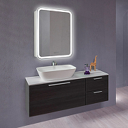 Зеркальный шкаф Creto Attento 60 18-840140A с подсветкой Белый-1