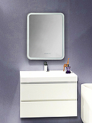 Зеркальный шкаф Creto Attento 60 18-840140A с подсветкой Белый-2