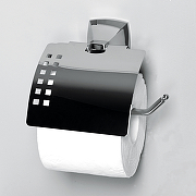 Держатель туалетной бумаги WasserKRAFT Wern K-2525 с крышкой Хром-1