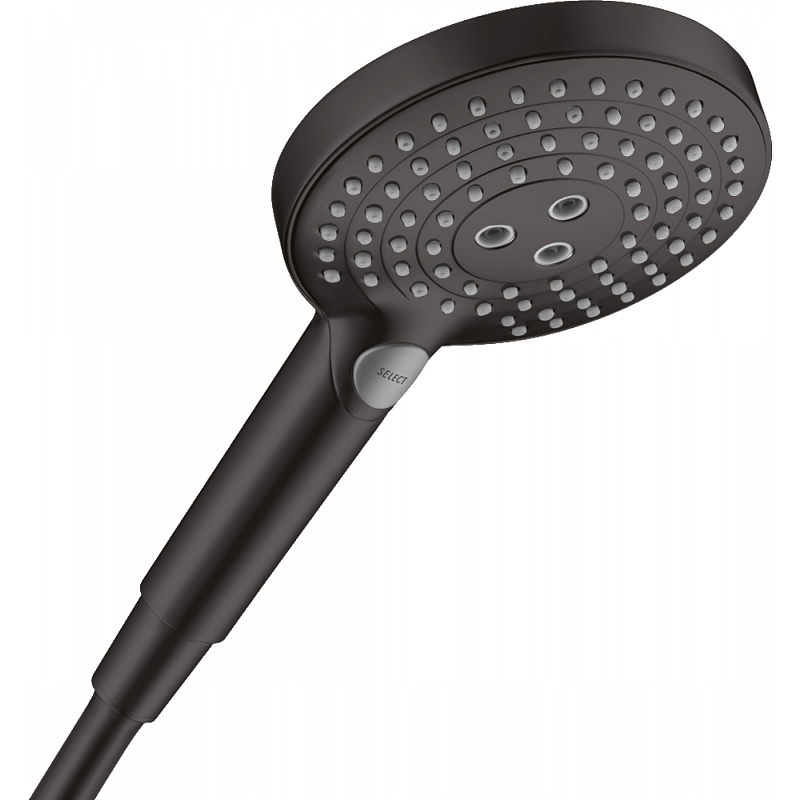 Ручной душ Hansgrohe Raindance Select S EcoSmart 26531670 Черный матовый фото