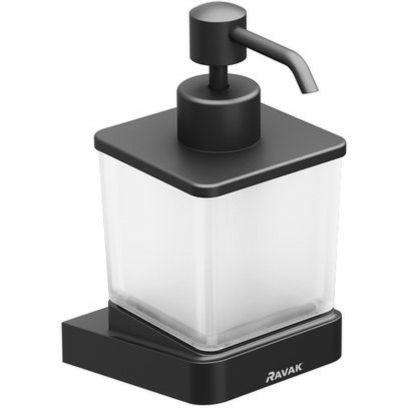Дозатор для жидкого мыла Ravak 10° X07P559 Черный матовый дозатор для жидкого мыла raindrops shade стекло цвет черный