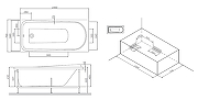 Фронтальная панель для ванны AM.PM Like 150 W80A-150-070W-P Белая-3
