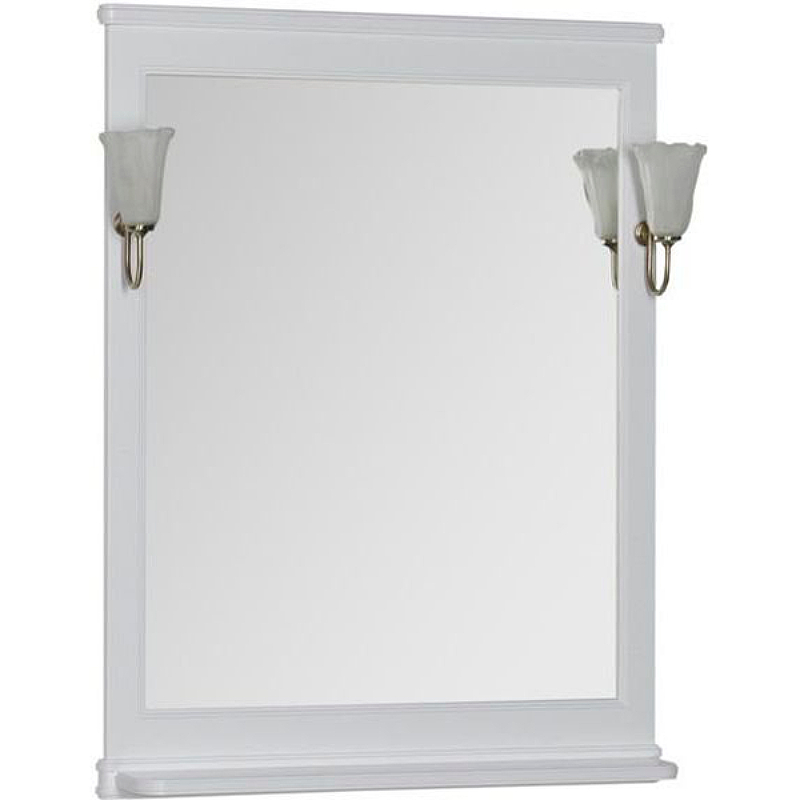 Зеркало Aquanet Валенса 70 180150 Белое зеркало aquanet сопрано 70 169607 с подсветкой белое