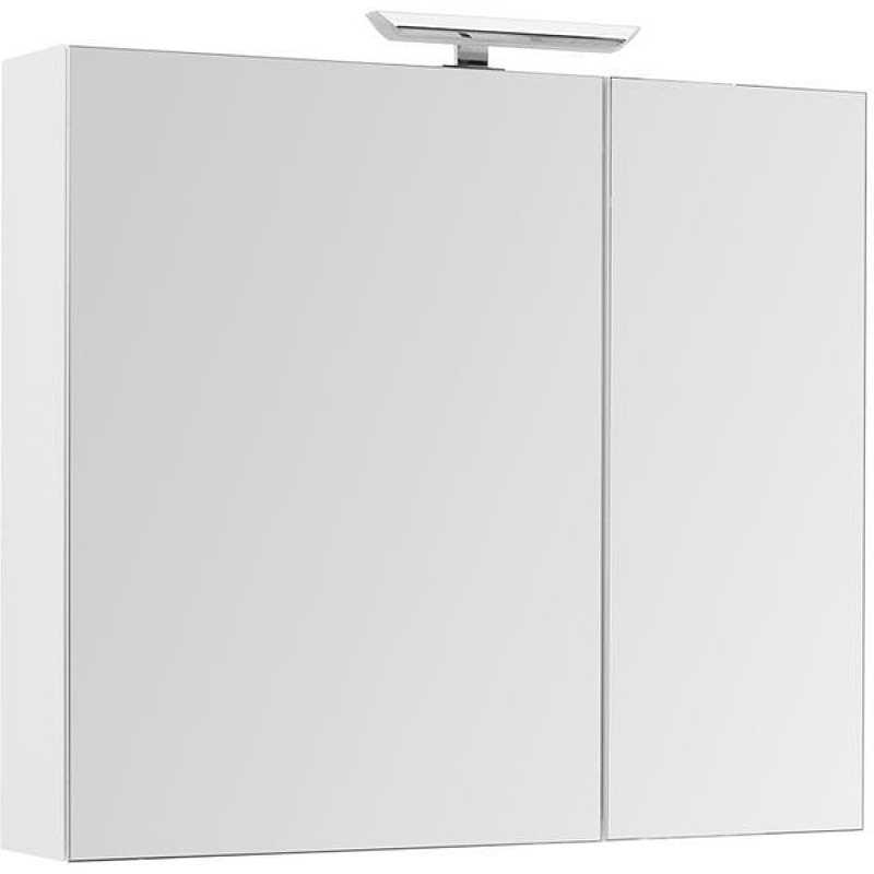 Зеркальный шкаф Aquanet Йорк 100 202090 Белый зеркальный шкаф 90х74 6 см венге белый aquanet тиана 00172399