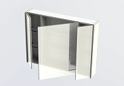 Зеркальный шкаф Aquanet Латина 100 179636 Белый-5