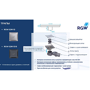 Душевой трап RGW SDR-13 47211311-01 с решеткой Хром-1