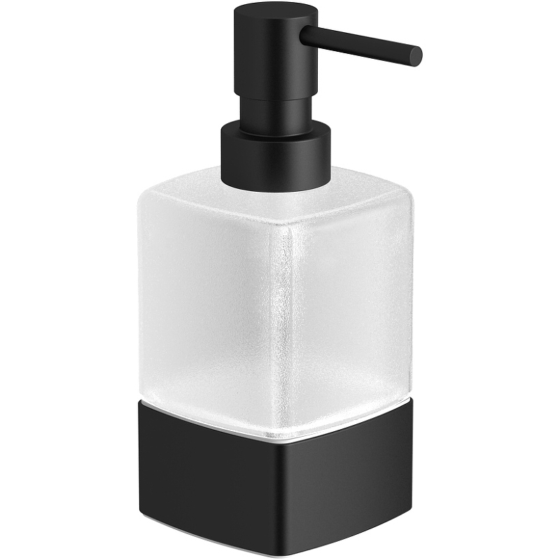 Дозатор для жидкого мыла Langberger Black Edition 11323A-BP Черный матовый дозатор для жидкого мыла lemer black mirrow blmir01 стекло цвет дымчатый